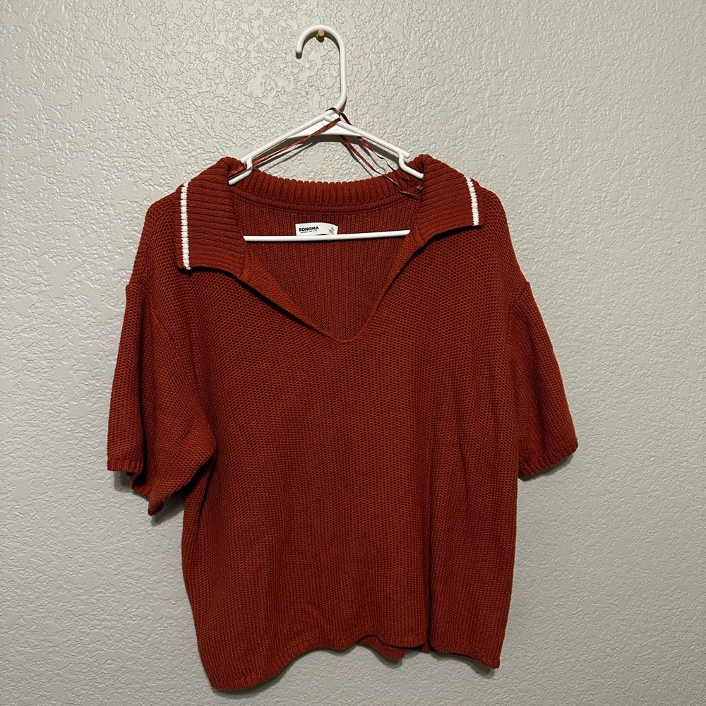 Sonoma Salmon Women's V-Neck Sweater